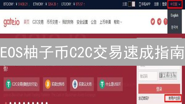 EOS柚子币C2C交易速成指南：Gate.io平台操作技巧与风险规避，新手必看！