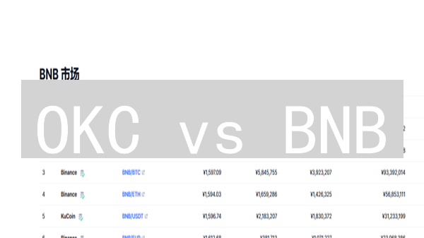 OKC vs BNB：一场关于DeFi生态的终极较量！